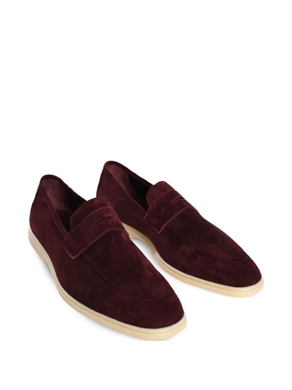 Bougeotte suede loafers - Rood