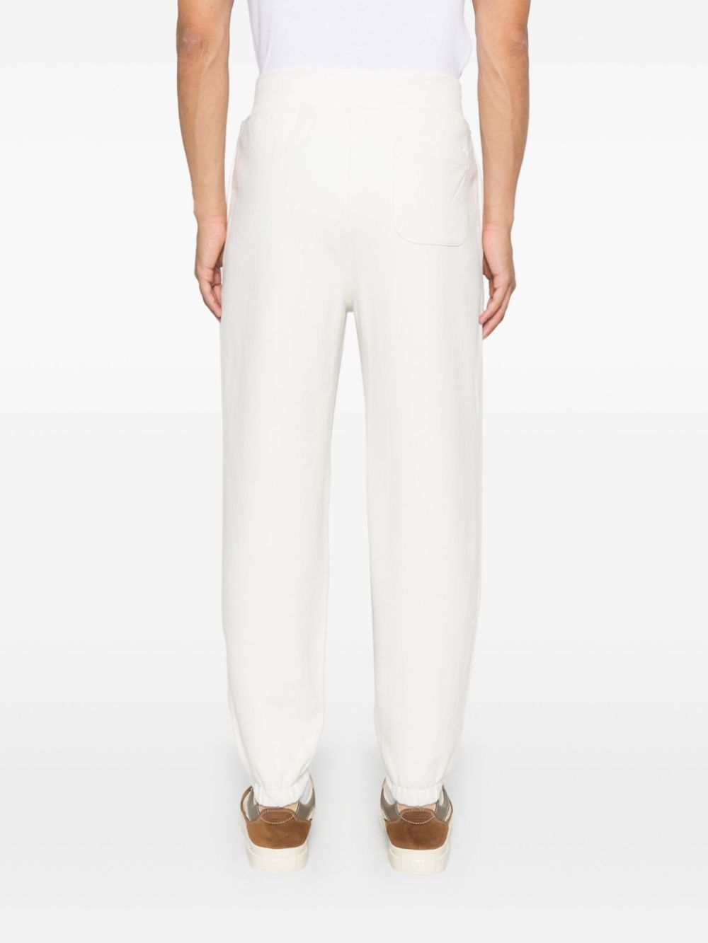 Shop Polo Ralph Lauren Logo-print Track Pants In White