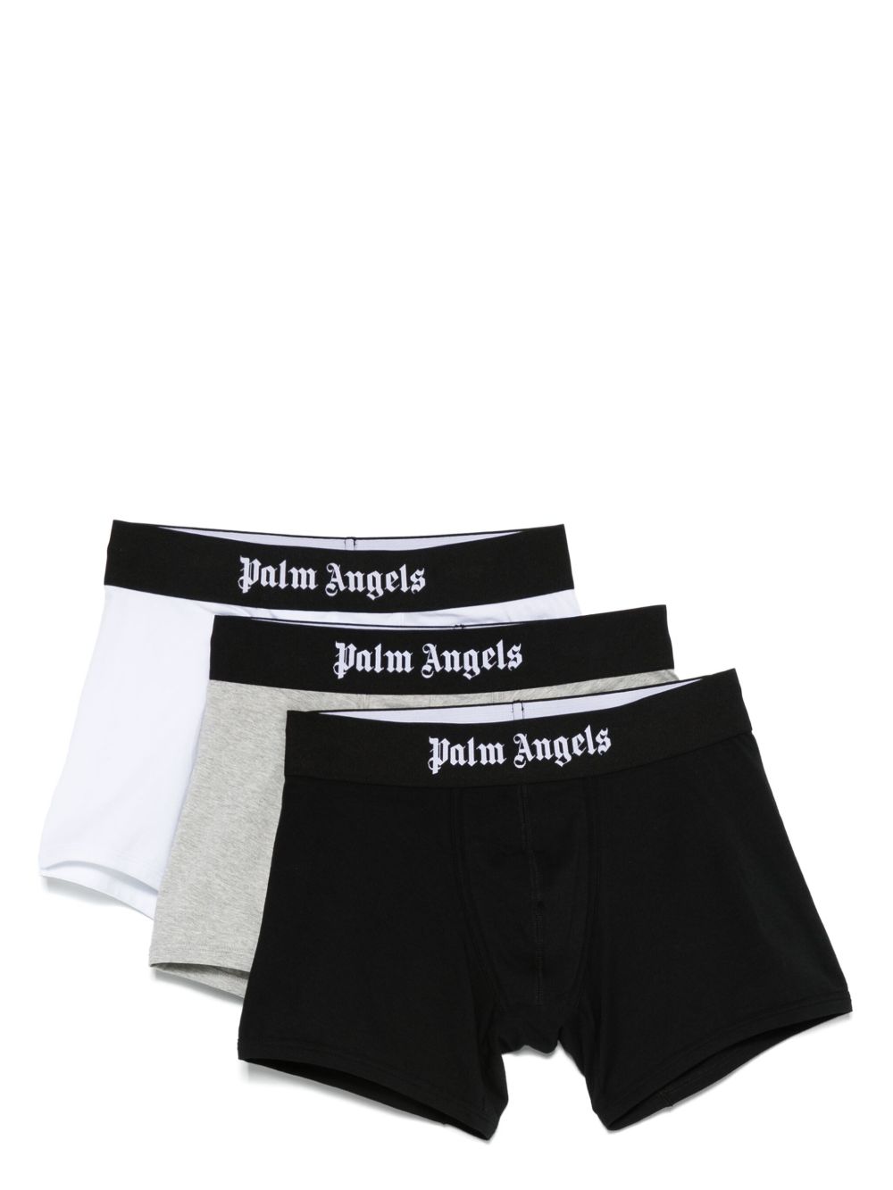 PALM ANGELS LOGO腰边四角裤（三件装） 