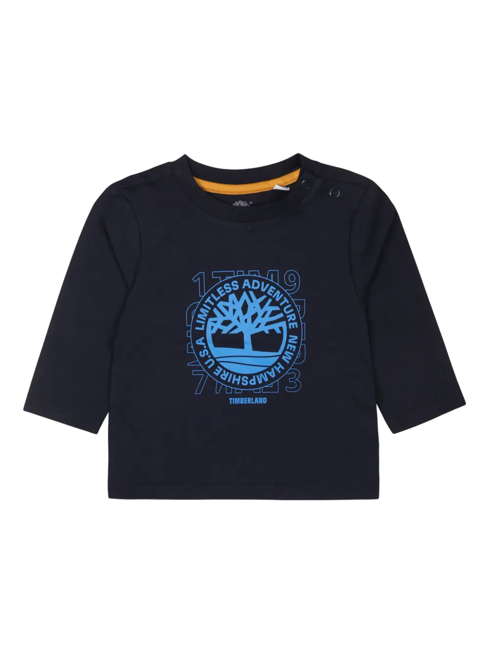 Timberland Logo-print T-shirt In Blue