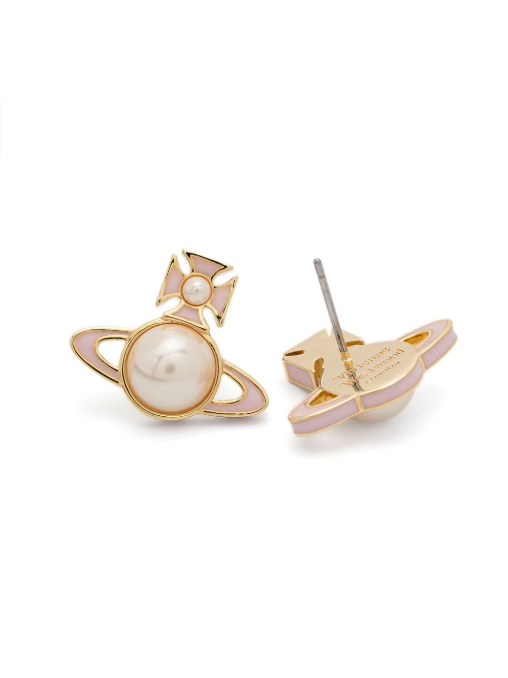 Shop Vivienne Westwood Tillya Earrings In Gold