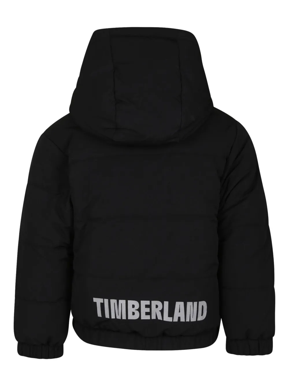 Timberland Kids Gewatteerd omkeerbaar jack Zwart