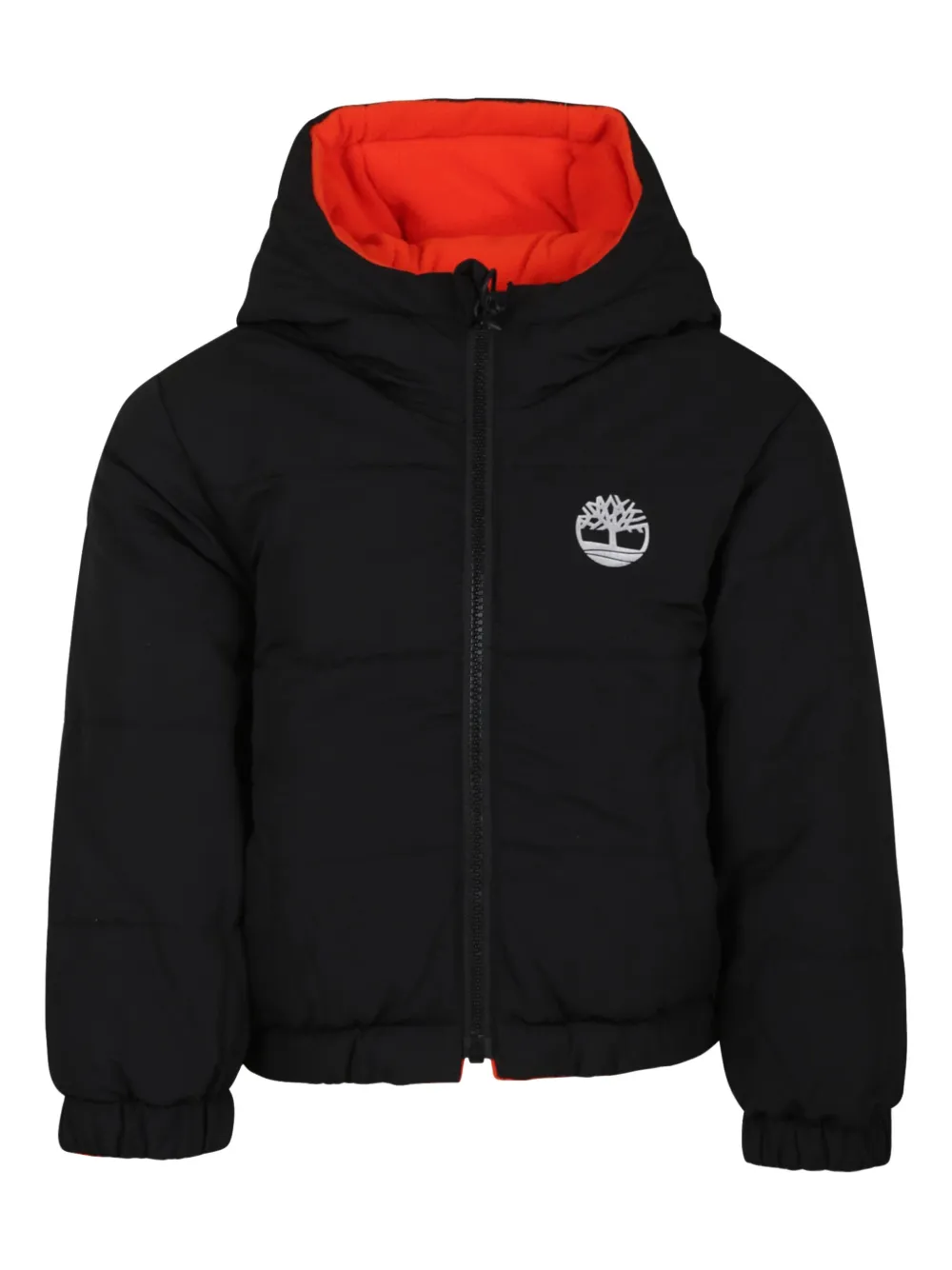 Timberland Kids Gewatteerd omkeerbaar jack Zwart