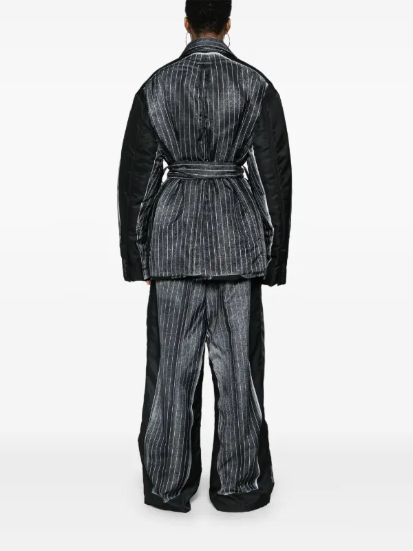 Jean Paul Gaultier trompe-l'oeil Padded Jacket | Black