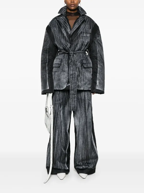 Jean Paul Gaultier trompe-l'oeil Padded Jacket | Black
