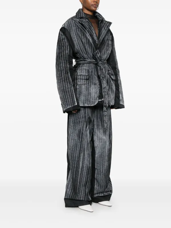 Jean Paul Gaultier trompe-l'oeil Padded Jacket | Black