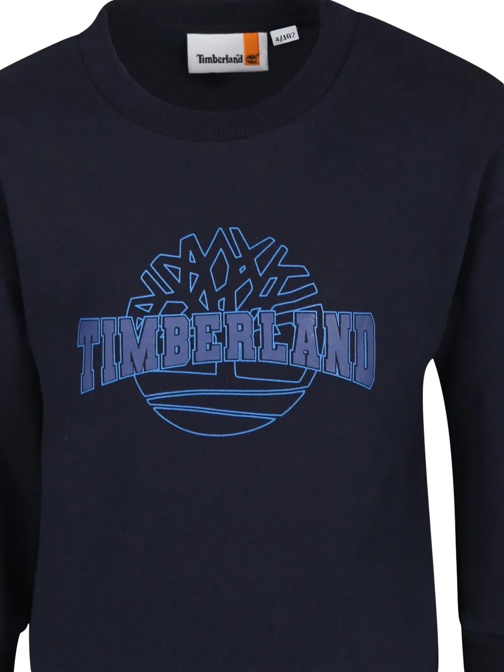 Timberland Kids Sweater met logoprint Blauw