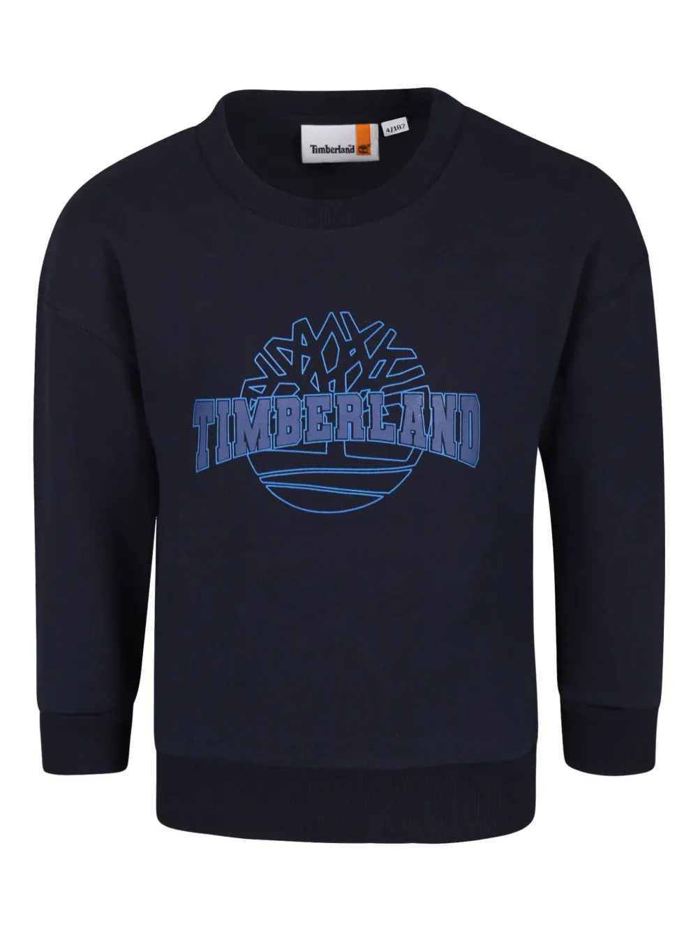 Timberland Kids Sweater met logoprint Blauw