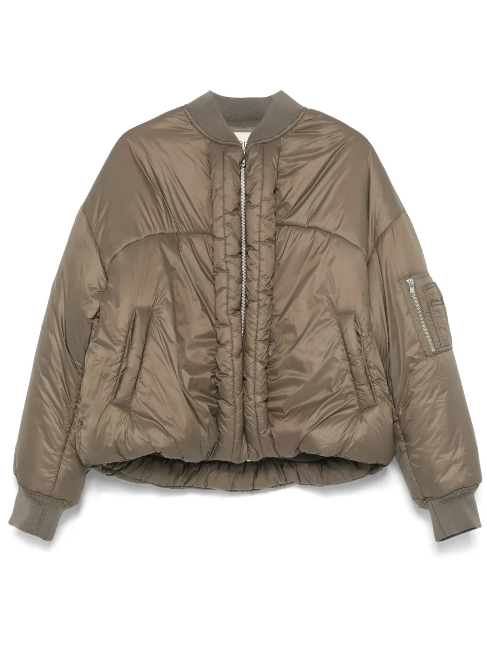 padded bomber jacket