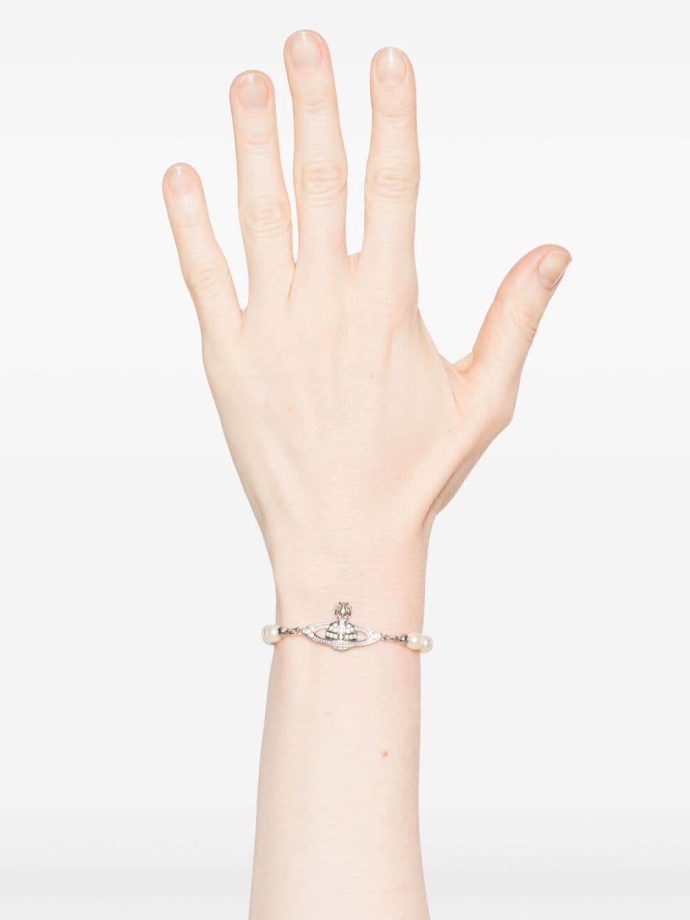 Vivienne Westwood mini Bas Relief bracelet - Zilver