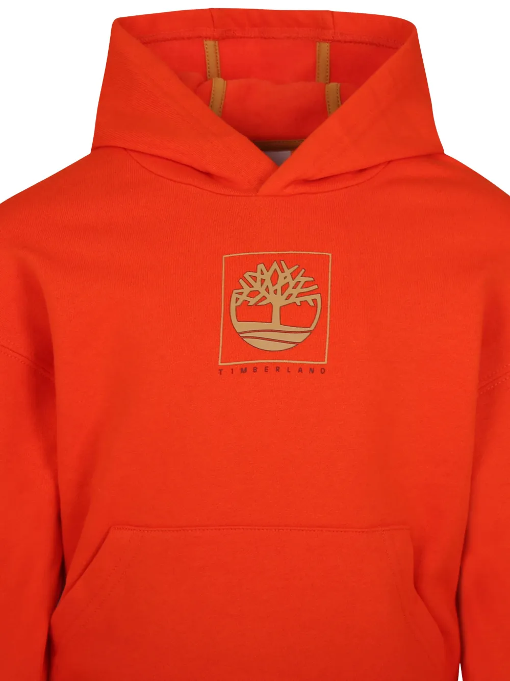 Timberland Kids Hoodie met logoprint Rood