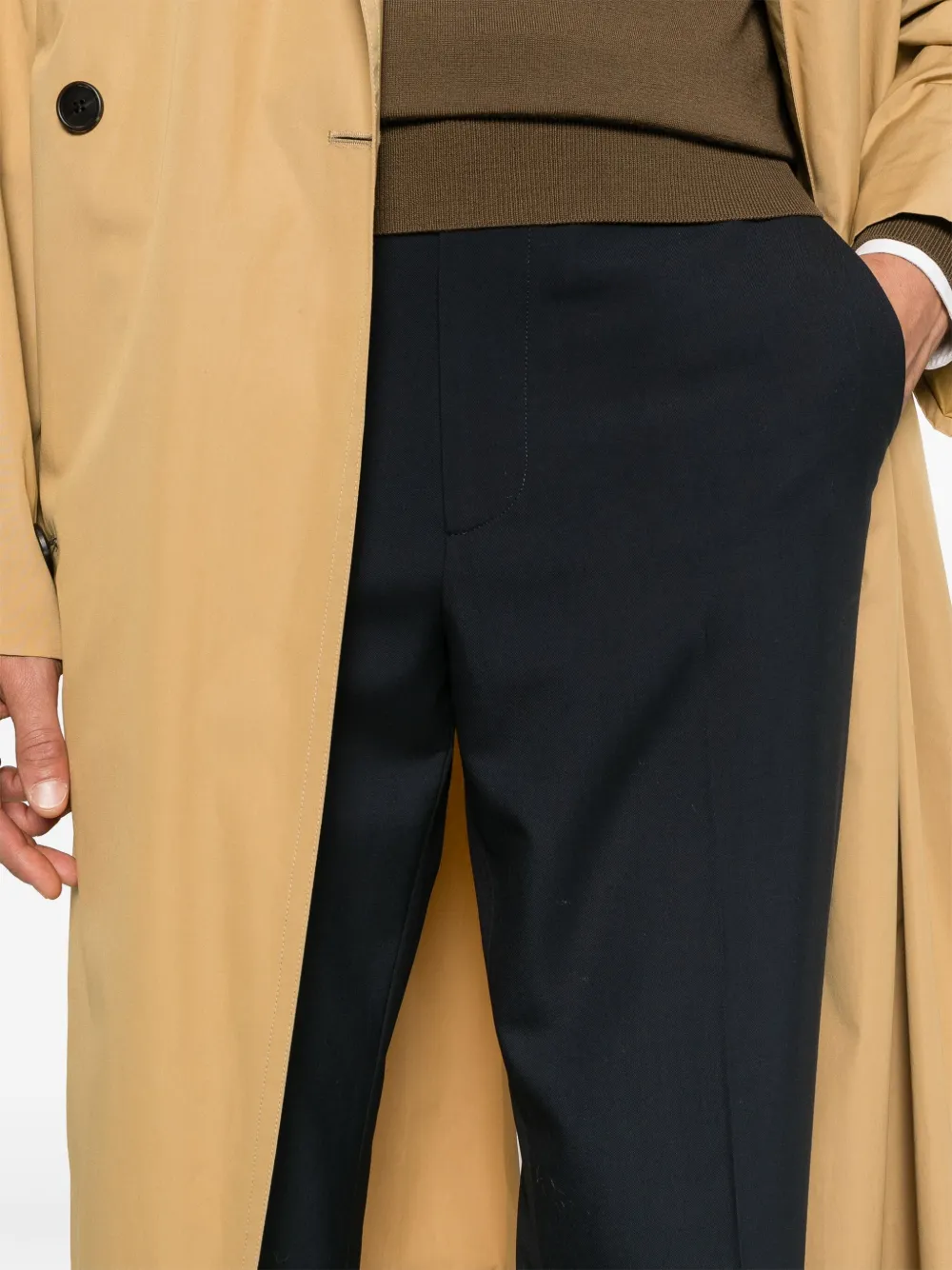 The Row Elijah broek Blauw