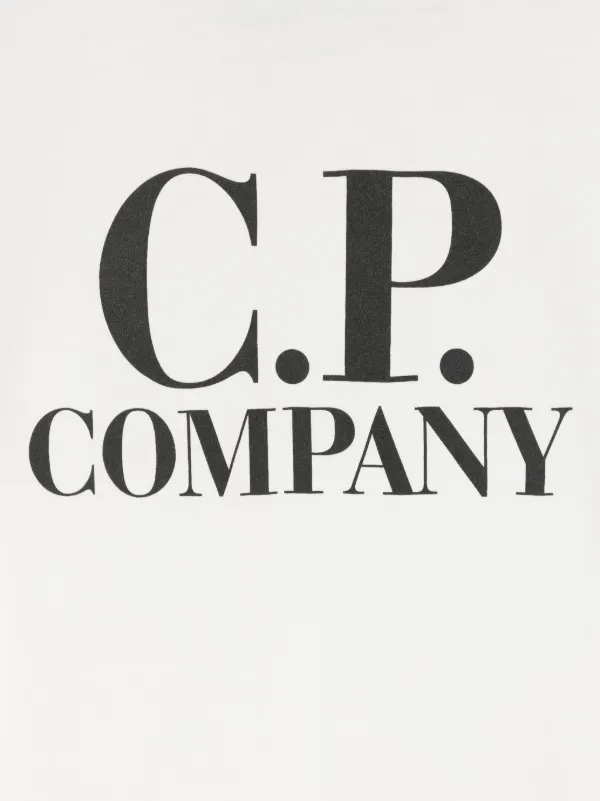 CP Company Printed Logo Men's T-Shirt Gray 18CMTS288A006057O