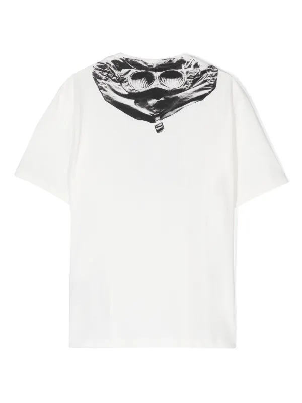 C.P. Company Kids logo print T shirt White FARFETCH