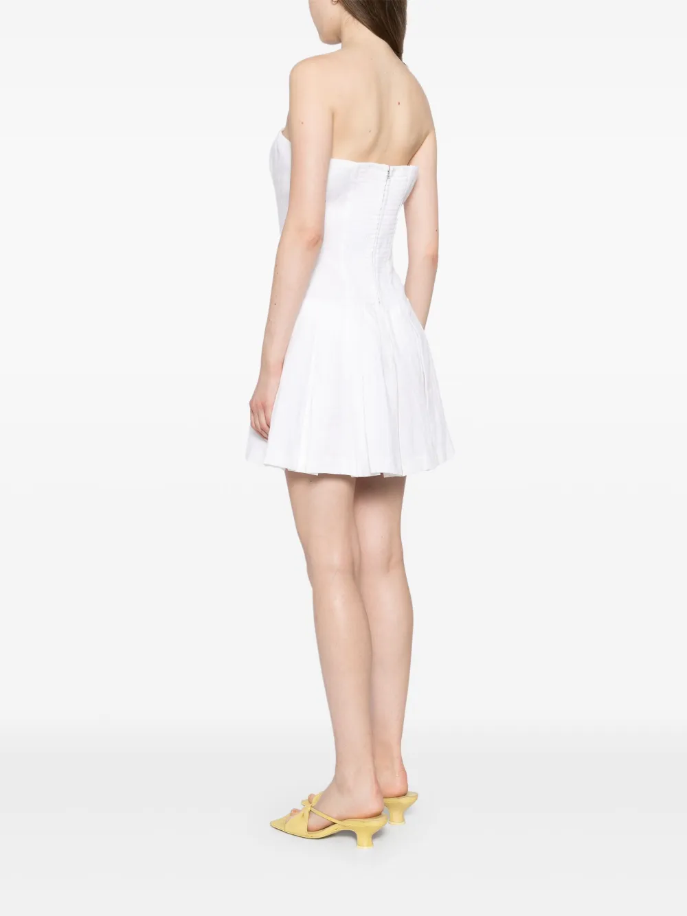 Reformation Isabeli linnen jurk Wit