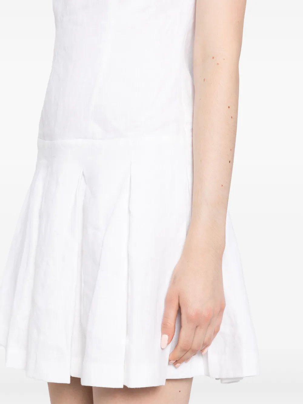 Reformation Isabeli linnen jurk Wit