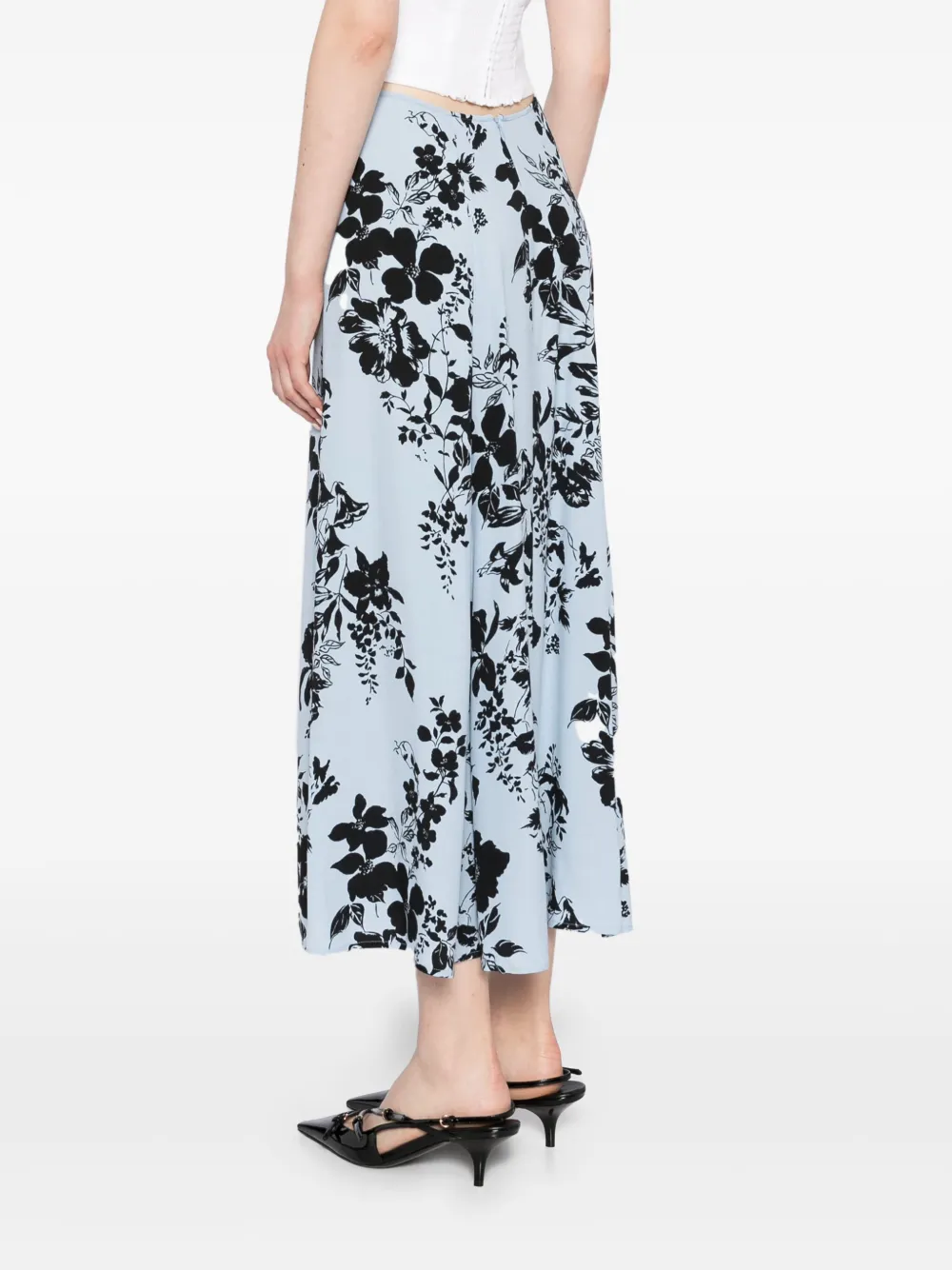 Reformation Zoe rok Blauw