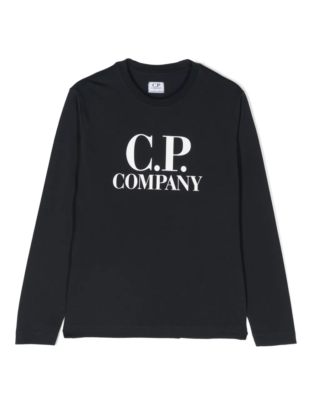 C.P. Company Kids logo-print T-shirt - Blue