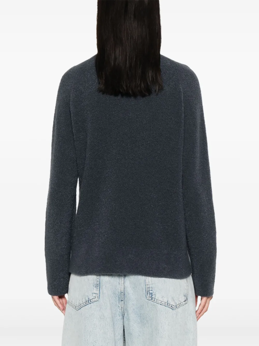 Vince Wool Blend Sweater In Grey