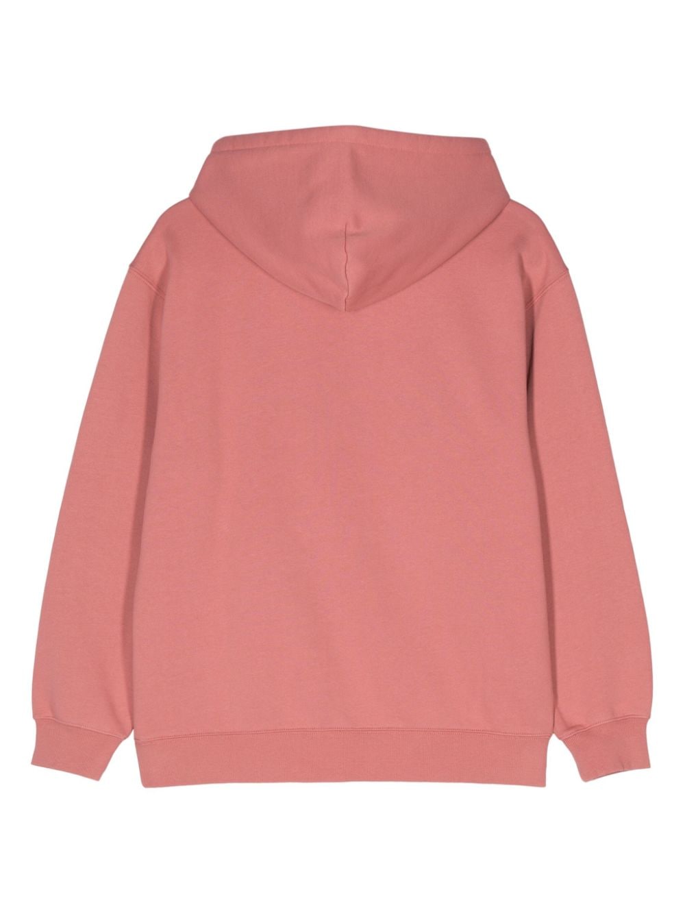 Shop Carhartt Logo-embroidered Hoodie In Pink