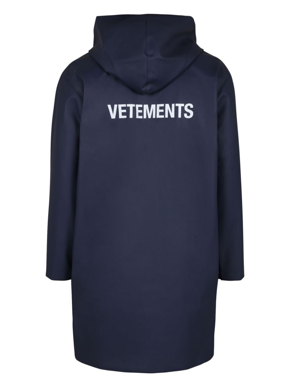 VETEMENTS Regenjas met logo - Blauw