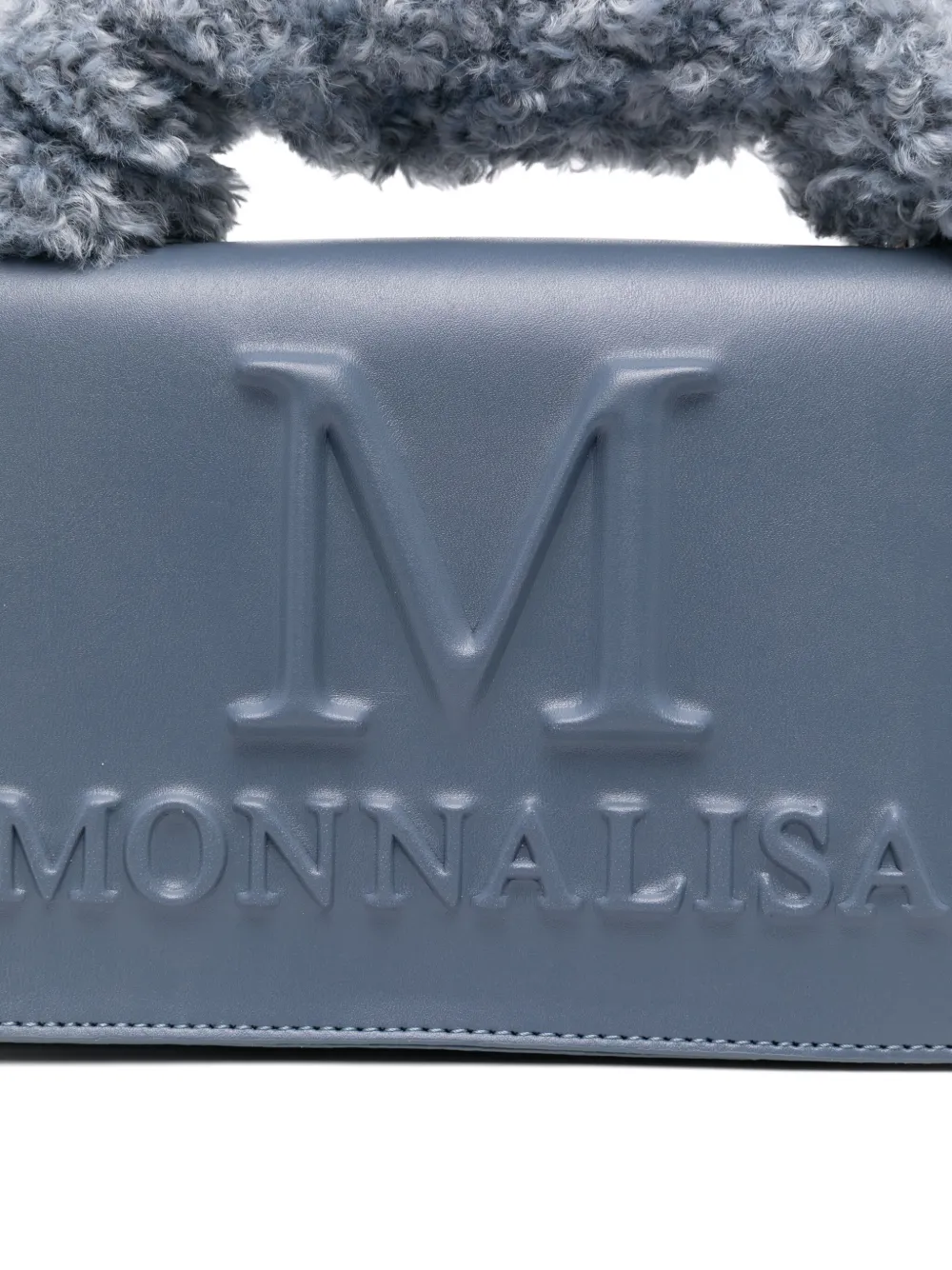 Monnalisa Heuptas met logo-reliëf Blauw