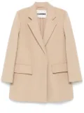 Jil Sander tailored coat - Neutrals