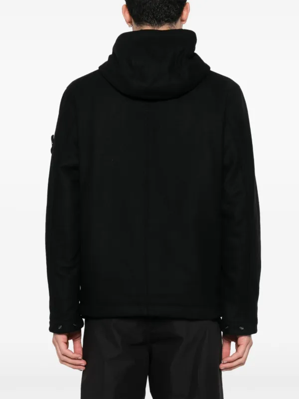 Stone Island コンパスバッジ ジャケット | ブラック | FARFETCH JP