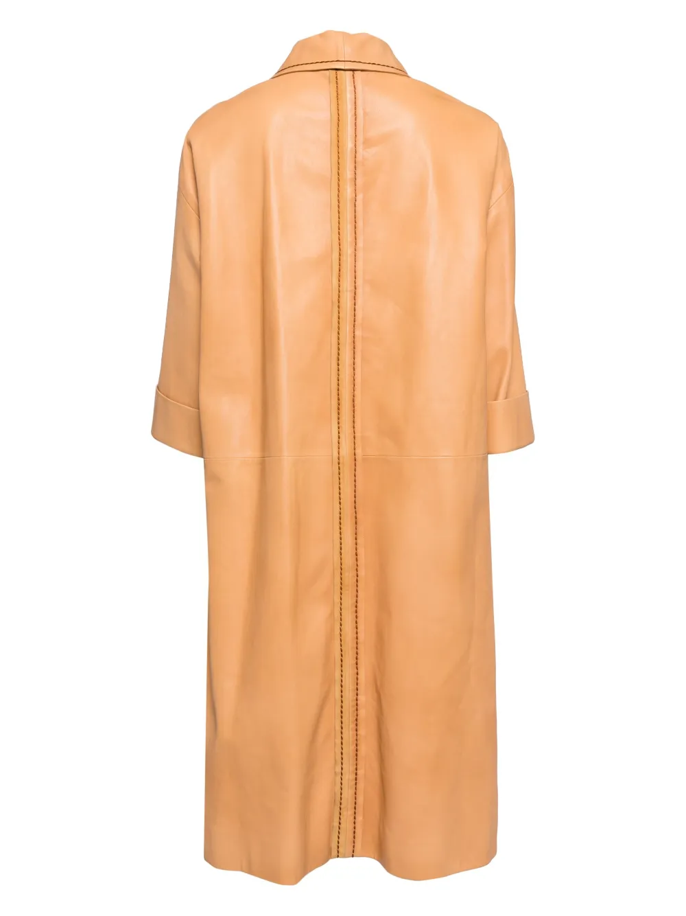pradapre-owned Prada Pre-Owned Leren jas - Beige