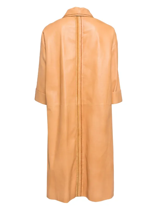 Prada camel coat on sale
