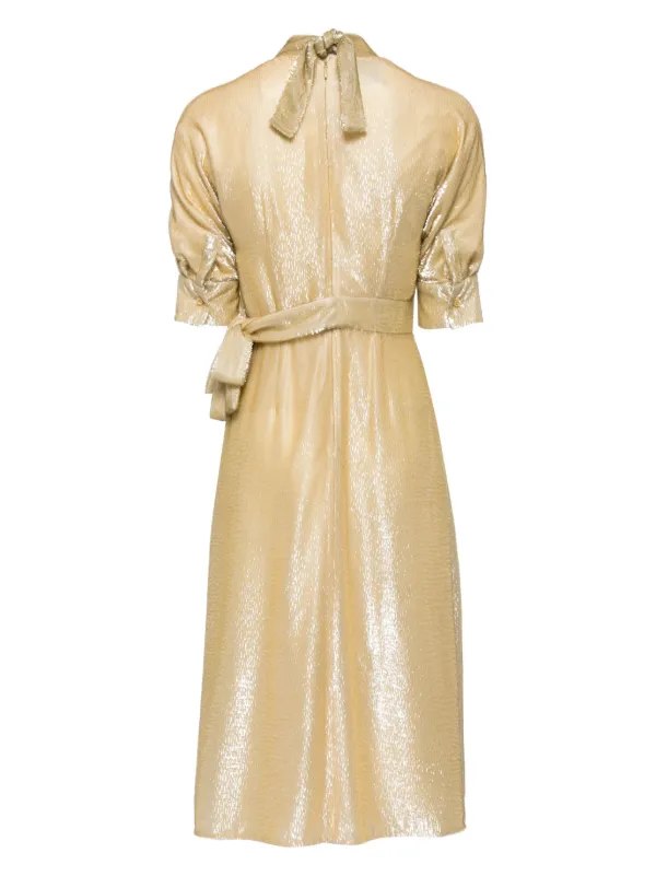 gold dress mid length LaDivine S538 Gold 8 Sale – The Dress Outlet main image 0