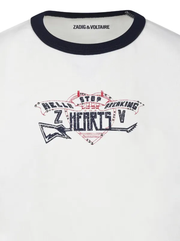 Tee-Shirt droit en coton bio Tuni Noir Zadig&Voltaire - Femme | Place des Tendances