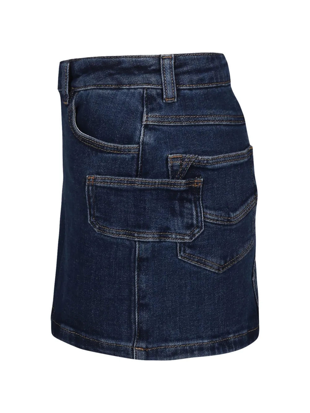 Zadig & Voltaire Kids Asymmetrische spijkerrok Blauw