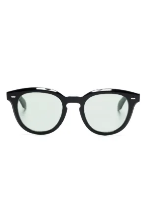 Oliver Peoples N.07 ラウンドフレーム サングラス | ブラック