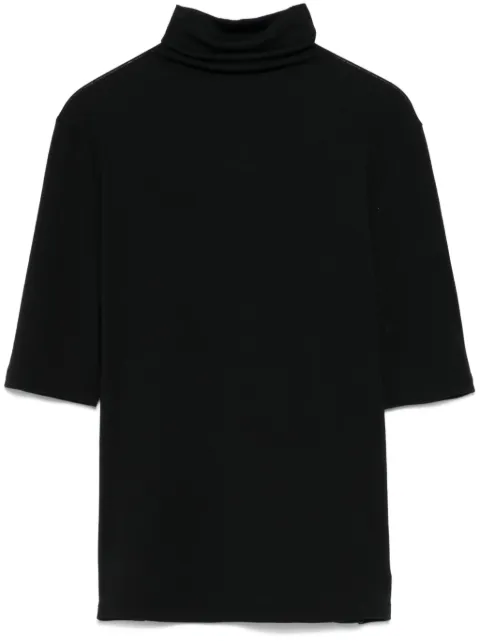 Vince elbow-Sleeve roll-neck top
