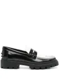 Tod's two-tone loafers - Black