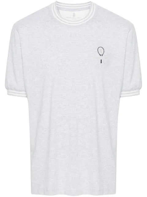 Brunello Cucinelli Tennis logoT恤