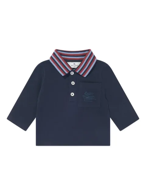 ETRO KIDS Pegaso-motif polo shirt