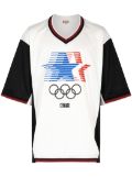 KITH Olympics Heritage mesh Darin warm up shirt - White