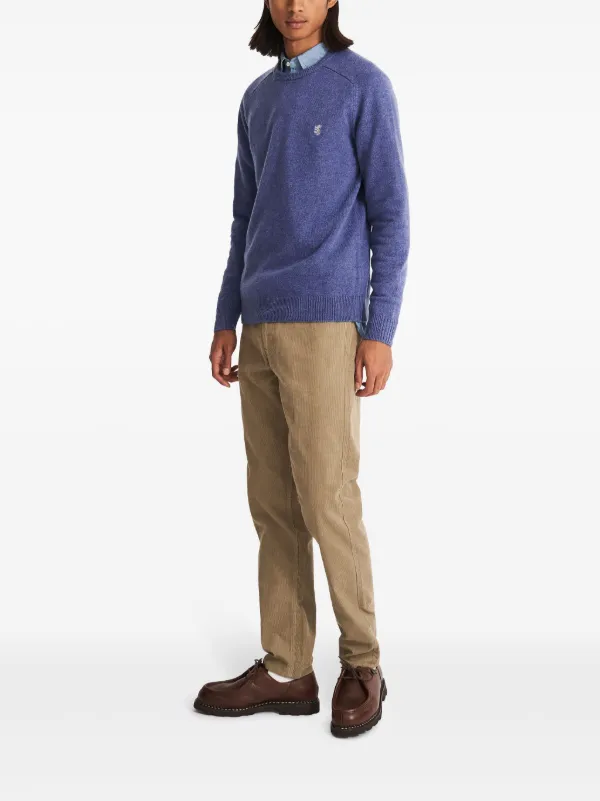 Pringle Of Scotland Suéter De Lã | Azul | FARFETCH BR