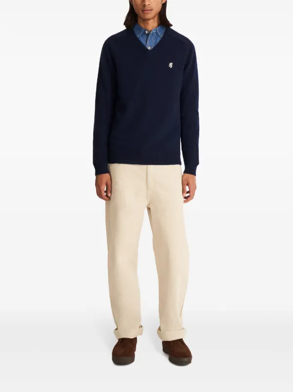 Pringle Of Scotland Vネックセーター | ブルー | FARFETCH JP