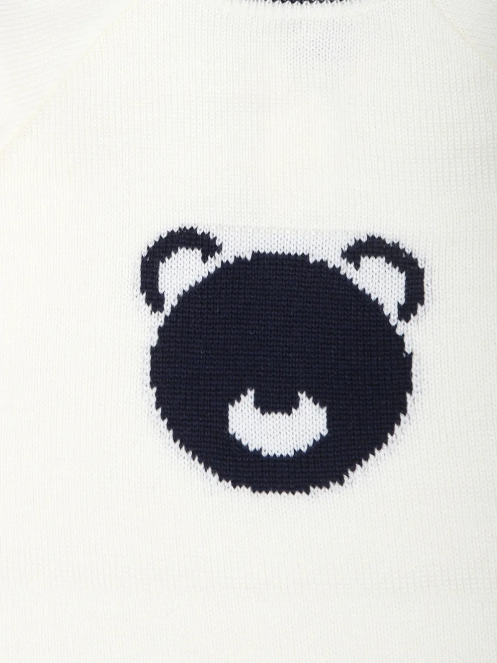 Little Bear Romper met teddybeerprint Wit