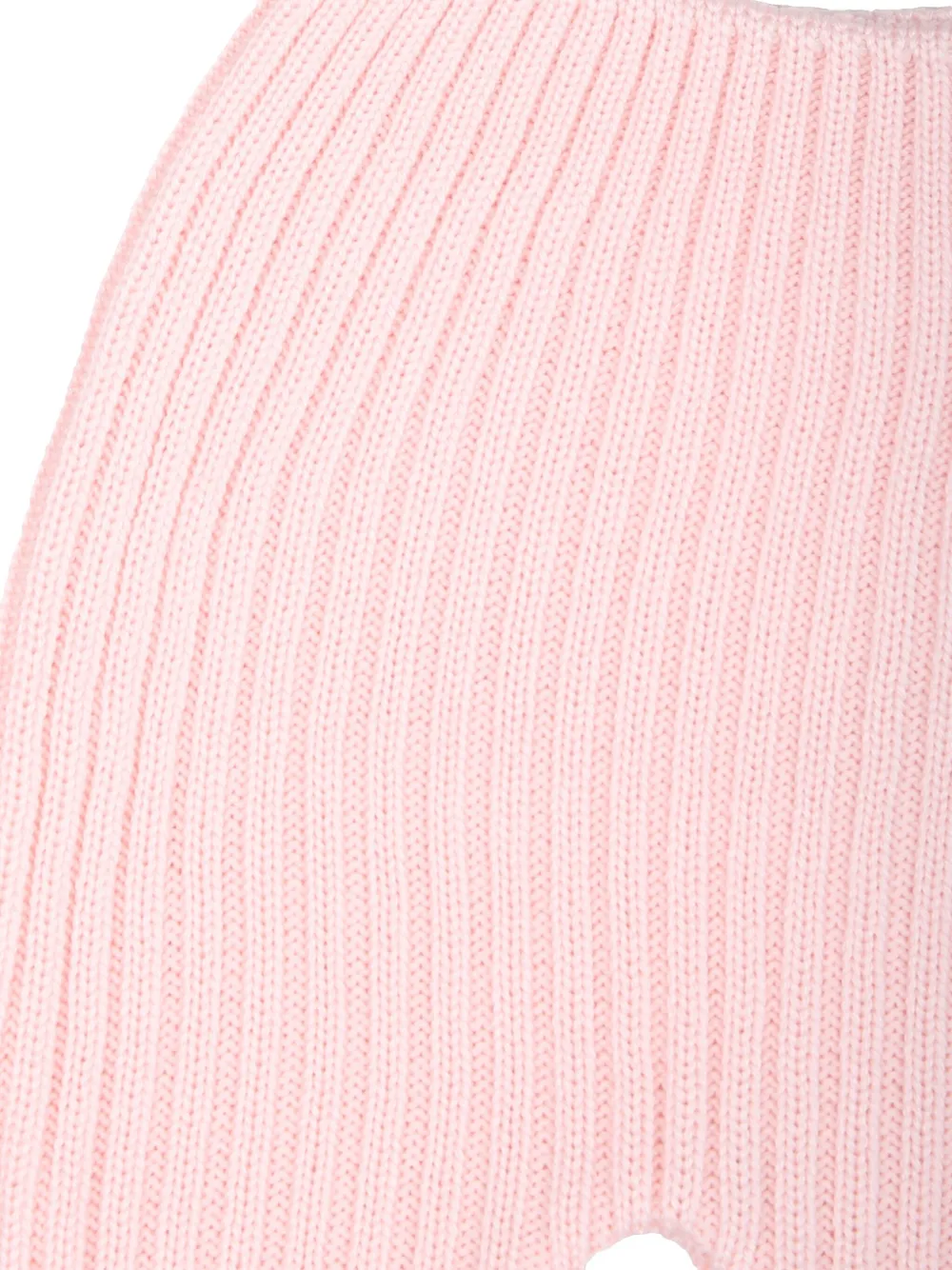 Little Bear Geribbelde broek Roze