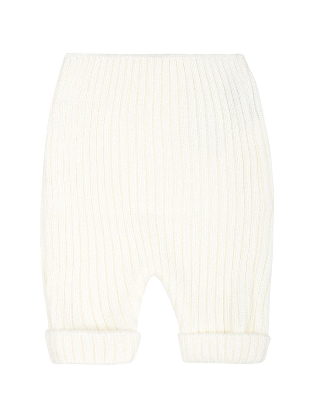 Little Bear Ribgebreide legging - Wit