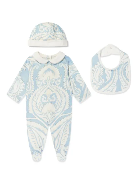 ETRO KIDS pijama con estampado de cachemira