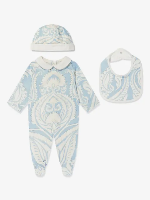 ETRO KIDS pijama con estampado de cachemira