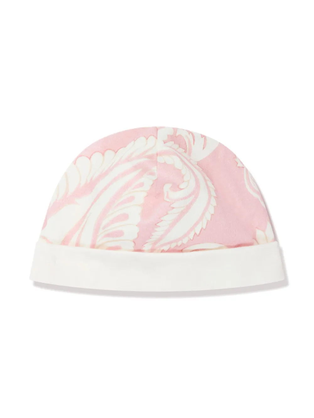 ETRO KIDS Pyjama muts en slabbetje met paisley-print Roze