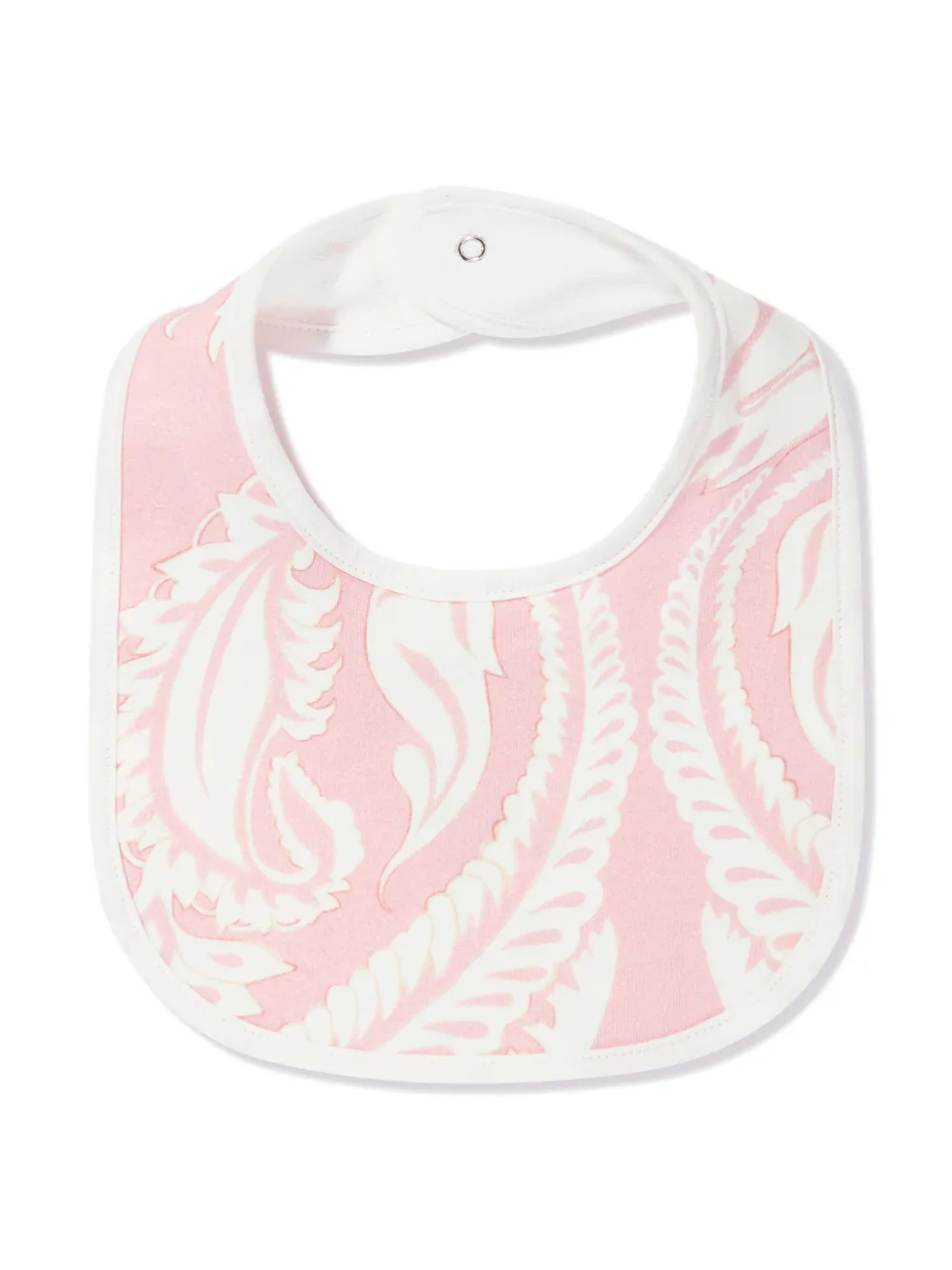 ETRO KIDS Pyjama muts en slabbetje met paisley-print Roze