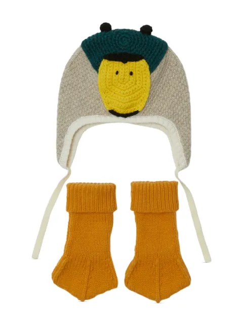 Burberry Kids Duck wool two-piece gift set