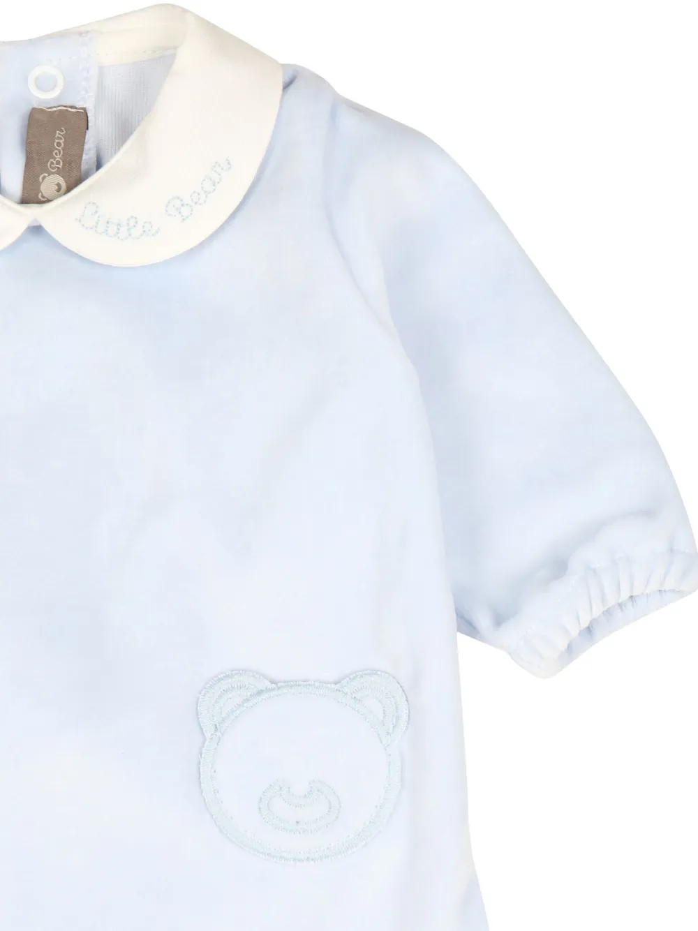 Little Bear Romper met teddybeerprint Blauw